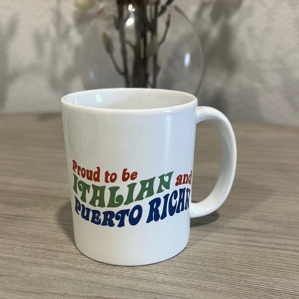 Italian and Puerto Rican Mug